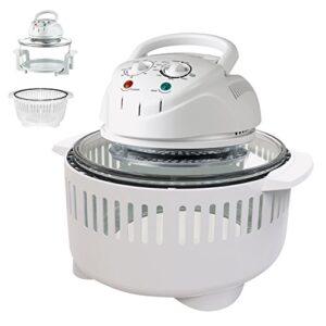 1400W Halogen Oven Healthy Cooking Extending Convection Cooker 12-17L with Accessories and Protective Basket 1400W Halogen Oven Healthy Cooking Extending Convection Cooker 12-17L with Accessories and Protective Basket
