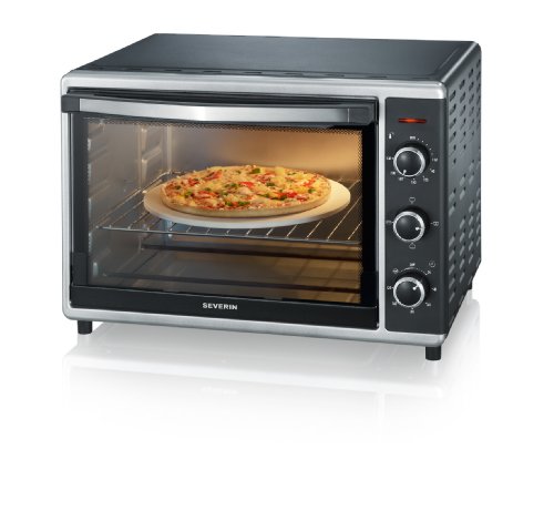 Severin TO 2058 Toast Oven with Convection, 42 Litre, 1800 Watt, Black/ Silver