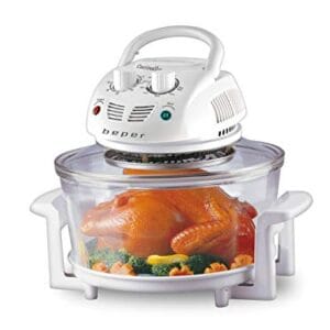 BEPER BF.640 Halogen Oven, Max Capacity 18L, 60 Minute Timer, White