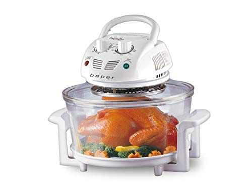 BEPER BF.640 Halogen Oven, Max Capacity 18L, 60 Minute Timer, White BEPER BF.640 Halogen Oven, Max Capacity 18L, 60 Minute Timer, White