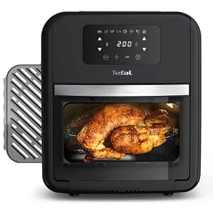 Tefal Easy Fry 9-in-1, 11L Air Fryer Oven, Grill and Rotisserie 8 Programs inc Dehydrate, Roast, Bake and Toast Black FW501, 2000 W Tefal Easy Fry 9-in-1, 11L Air Fryer Oven, Grill and Rotisserie 8 Programs inc Dehydrate, Roast, Bake and Toast Black FW501, 2000 W