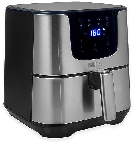 Princess 01.182060.01.001 Hot Air Fryer 1700 W Non-Stick Coating, Timer Function, Overheating