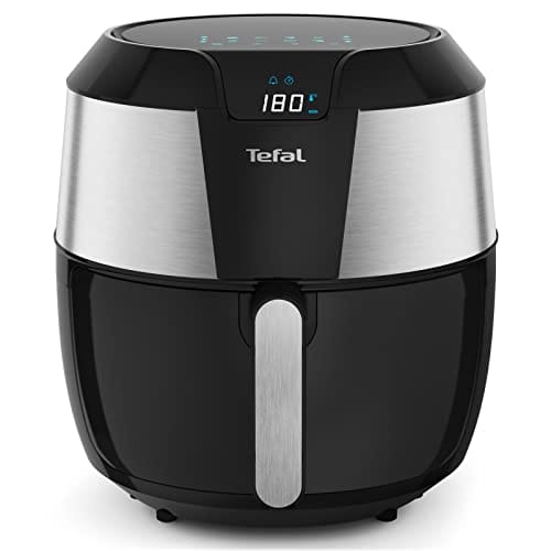 Tefal EY701D Easy Fry XXL Hot Air Fryer | 1850 Watts | Capacity 1.6 kg | Timer | 8 Automatic Menus | Black/Stainless Steel Tefal EY701D Easy Fry XXL Hot Air Fryer | 1850 Watts | Capacity 1.6 kg | Timer | 8 Automatic Menus | Black/Stainless Steel