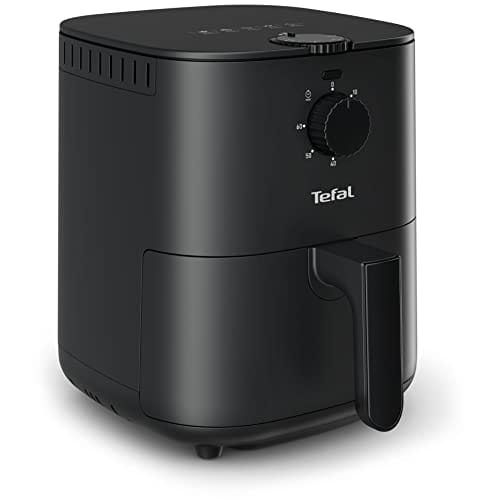 Tefal Easy Fry Essential Hot Air Fryer, Capacity 3.5L/600 g, Oil-free Fryer, Compact Design, Fast Cooking, Energy Saving, Crispy Results, Healthy Cooking, Manual Adjustment, EY1308