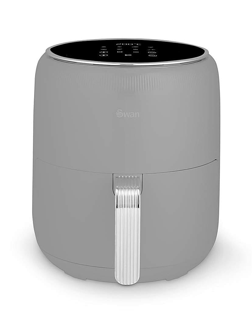 Swan Retro Grey 4.5L Digital Air Fryer Grey - Swan