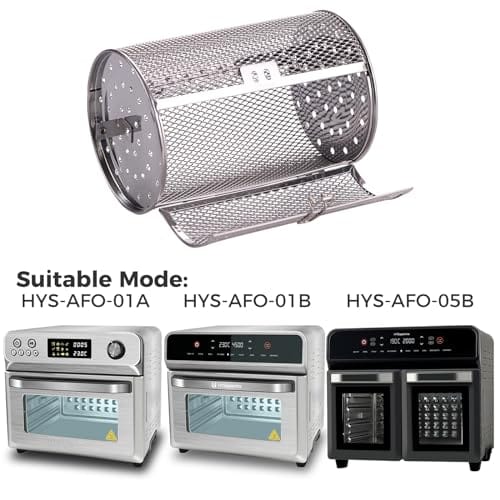 HYSapientia® air Fryer Oven Accessories - Suitable for 15 22 24L air Fryer Oven (Rolling Grill Basket) HYSapientia® air Fryer Oven Accessories - Suitable for 15 22 24L air Fryer Oven (Rolling Grill Basket)
