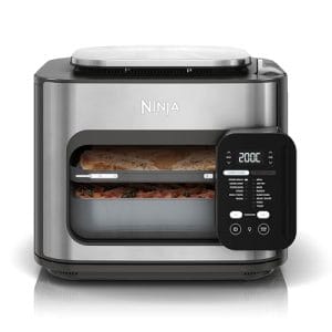 Ninja Combi 12-In-1 Multi-Cooker, Oven & Air Fryer, 12 Cooking Functions, Make 15 Minute* Family-Size Meals, Includes Bake Tray, Pan, & Recipe Guide, Grey, SFP700UK