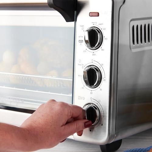 Russell Hobbs 20L Oven 5-in-1 Rapid Hot Air Fryer, Mini Oven, Grill, Toaster, Warming Function, Timer, Energy Saving, Pizza Diameter 30cm, Incs. Frying Basket, Baking Tray & Grill Rack, 26680 Russell Hobbs 20L Oven 5-in-1 Rapid Hot Air Fryer, Mini Oven, Grill, Toaster, Warming Function, Timer, Energy Saving, Pizza Diameter 30cm, Incs. Frying Basket, Baking Tray & Grill Rack, 26680