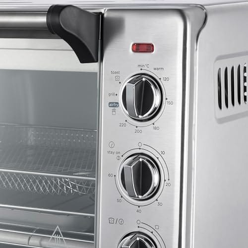 Russell Hobbs 20L Oven 5-in-1 Rapid Hot Air Fryer, Mini Oven, Grill, Toaster, Warming Function, Timer, Energy Saving, Pizza Diameter 30cm, Incs. Frying Basket, Baking Tray & Grill Rack, 26680 Russell Hobbs 20L Oven 5-in-1 Rapid Hot Air Fryer, Mini Oven, Grill, Toaster, Warming Function, Timer, Energy Saving, Pizza Diameter 30cm, Incs. Frying Basket, Baking Tray & Grill Rack, 26680