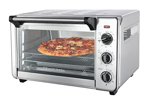 Russell Hobbs 20L Oven 5-in-1 Rapid Hot Air Fryer, Mini Oven, Grill, Toaster, Warming Function, Timer, Energy Saving, Pizza Diameter 30cm, Incs. Frying Basket, Baking Tray & Grill Rack, 26680 Russell Hobbs 20L Oven 5-in-1 Rapid Hot Air Fryer, Mini Oven, Grill, Toaster, Warming Function, Timer, Energy Saving, Pizza Diameter 30cm, Incs. Frying Basket, Baking Tray & Grill Rack, 26680